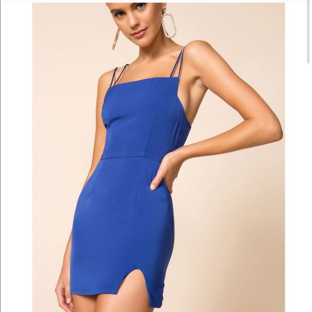 Superdown Myla blue mini dress - Revolve NWT